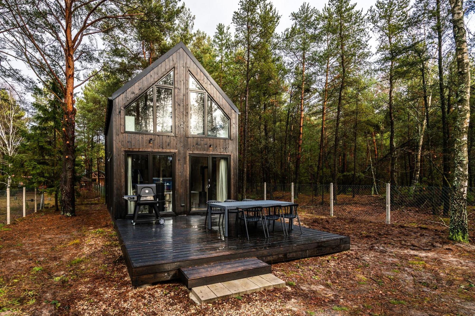 Heban Forest Cabin&Sauna Starlink Villa Tomczyn Exterior foto